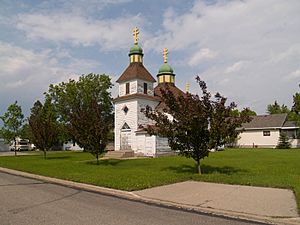Ukrainian Orthodox church in Wilton, North Dakota