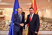 Средба на премиерот Зоран Заев и претседателот на Европскиот совет, Доналд Туск -17.09.2019- (48748673107)