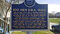 100 Men D.B.A. Hall Blues Trail Marker
