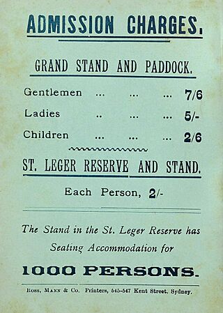 1902 Kensington Race Club Racebook P7