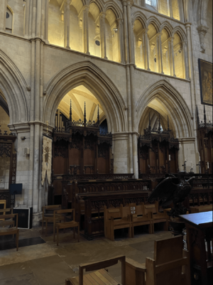 A view of the Nave, Southwark Cathedral, 24th December 2021