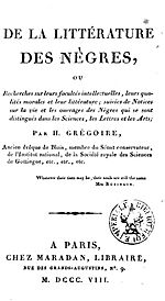 Abbe gregoire 1808