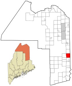 Location of Littleton, Maine