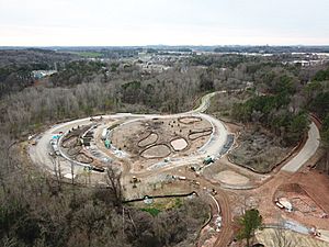 Atlanta Westside Park Phase 1 during construction