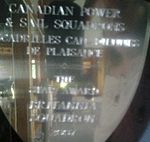 Britannia Yacht Club Canadian Power & Sail Squadron Britannia Squadron plaque