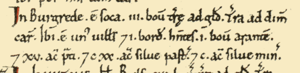 Burreth, Domesday Book