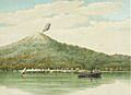 COLLECTIE TROPENMUSEUM Uitzicht op Ternate TMnr 3728-865