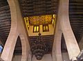Cairo - Islamic district - Al Azhar Mosque - chandelier in prayer hall