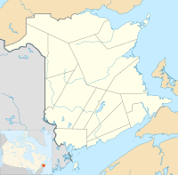 Mount Frederick Clarke is located in New Brunswick