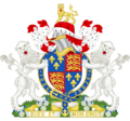 Coat of Arms of Edward IV of England (1461-1483) Variant Motto 1