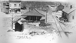 Comins Station historic image