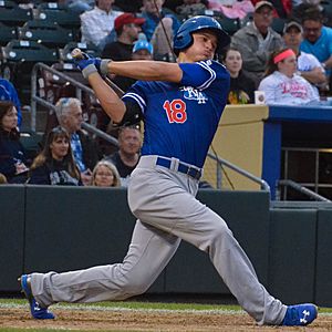 Corey Seager on May 9, 2015