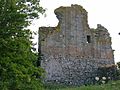 Craigie Castle keep - West view