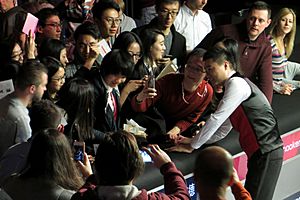 Ding Junhui with fans