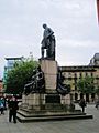 Duke of Wellington statue, Piccadilly Gardens, Manchester-geograph.org.uk-3188348