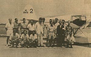 Duke of Windsor visits the Bermuda Flying School