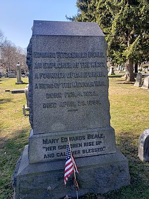 Edward Fitzgerald Beale gravestone