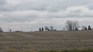 Ellis Mounds from the north