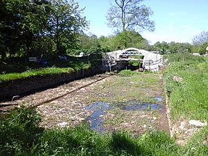 Excavated Canal Dry Dock at Paulton Basin