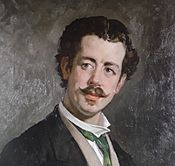 Francisco Pradilla - Retrato de Domingo Muñoz Cuesta (detalle)