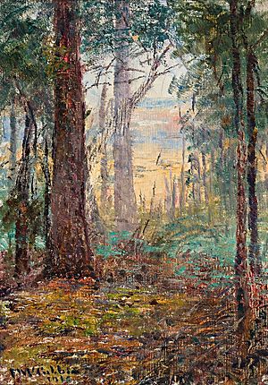 Frederick McCubbin - Forest Macedon, 1910
