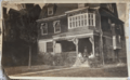 A black-and-white picture of the Gallagher-Kieffer House ca. 1920. 