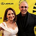 Gloria Estefan and Emilio Estefan at 2014 MIFF (cropped)