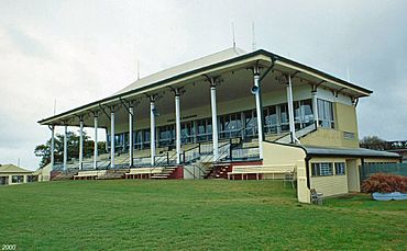 Grandstand, Cluden Racecourse, 2000.jpg