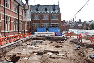 Grey Friars July 2013 excavation