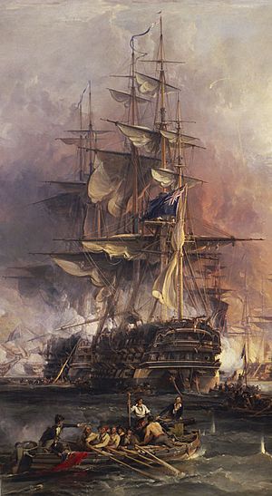 HMS Minden at the Bombardment of Algiers 1816 by Chambers (cropped).jpg