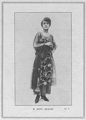 Hattie King Reavis, 1921