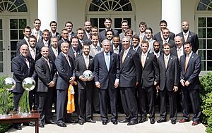 Houston Dynamo at the White House 2008-06-05