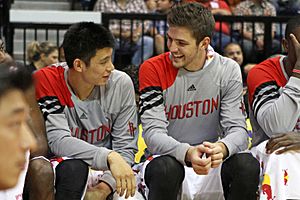 Jeremy Lin and Chandler Parsons