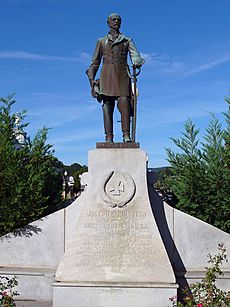 Joseph E Johnston monument in Dalton GA