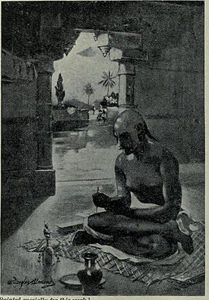 Kalidasa inditing the cloud Messenger, A.D. 375