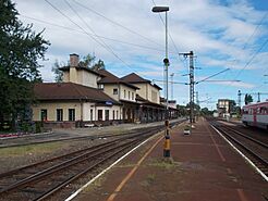 Kecskemét main railway station SE, 2016 Hungary