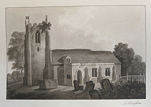 Lillington Church Warwickshire about 1810