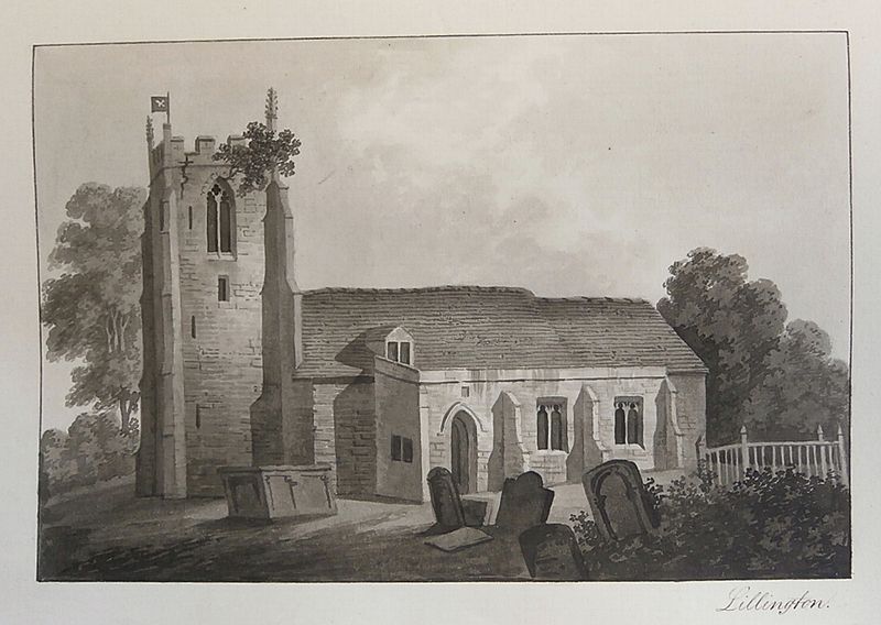 Lillington Church Warwickshire about 1810