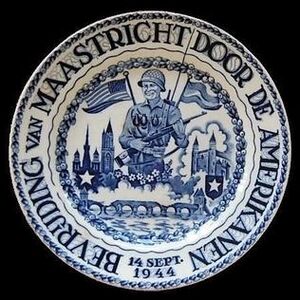 Maastricht Liberation Plate, 14 Sept. 1944