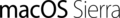MacOS Sierra wordmark