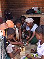 Making candles in Malawi