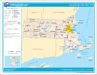 Map of Massachusetts NA