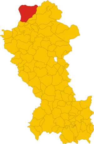 Melfi within the Province of Potenza