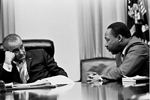 Martin Luther King, Jr. and Lyndon Johnson 2