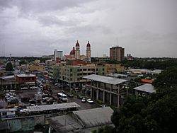 Maturin cathedral in the skyline