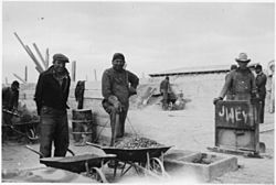 Men working on the Oglala Dam project - NARA - 285457