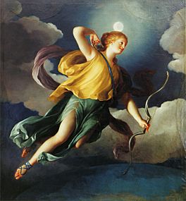Mengs, Diana als Personifikation der Nacht