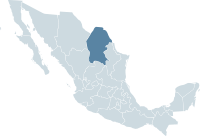 Mexico map, MX-COA
