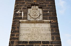 Monument commemorating the dead of the Glamorgan Yeomanry - geograph.org.uk - 1235799