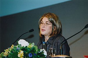 Naomi Klein speaking at LSE, 14th October 2002